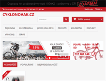 Tablet Screenshot of cyklonovak.cz